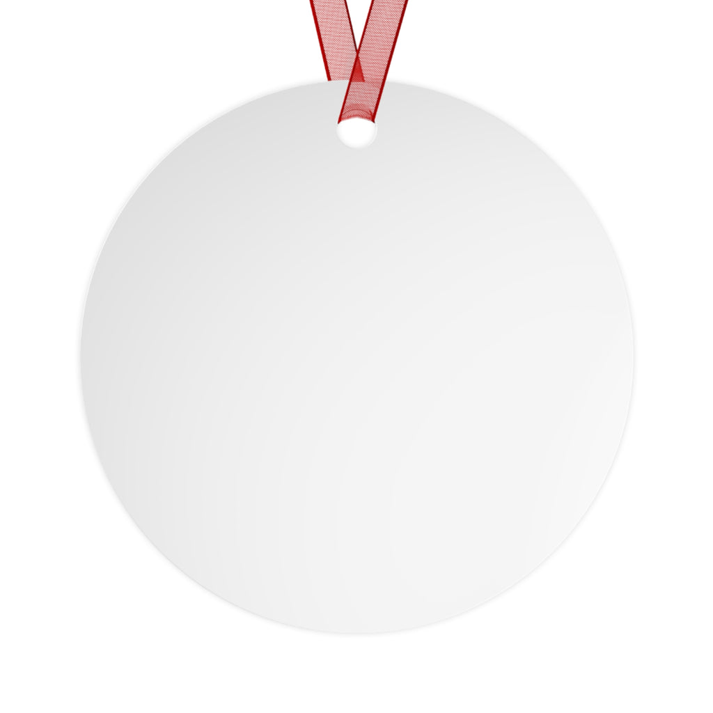 Glacier Solstice Metal Ornament – Original Neo-Deco Holiday Gift
