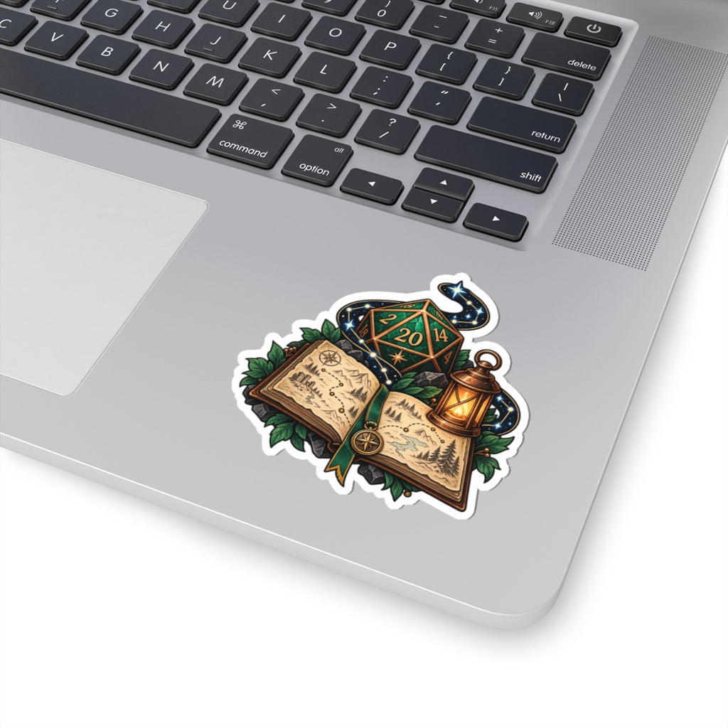 Quest Path Fantasy Sticker – Original Tabletop Adventure Design