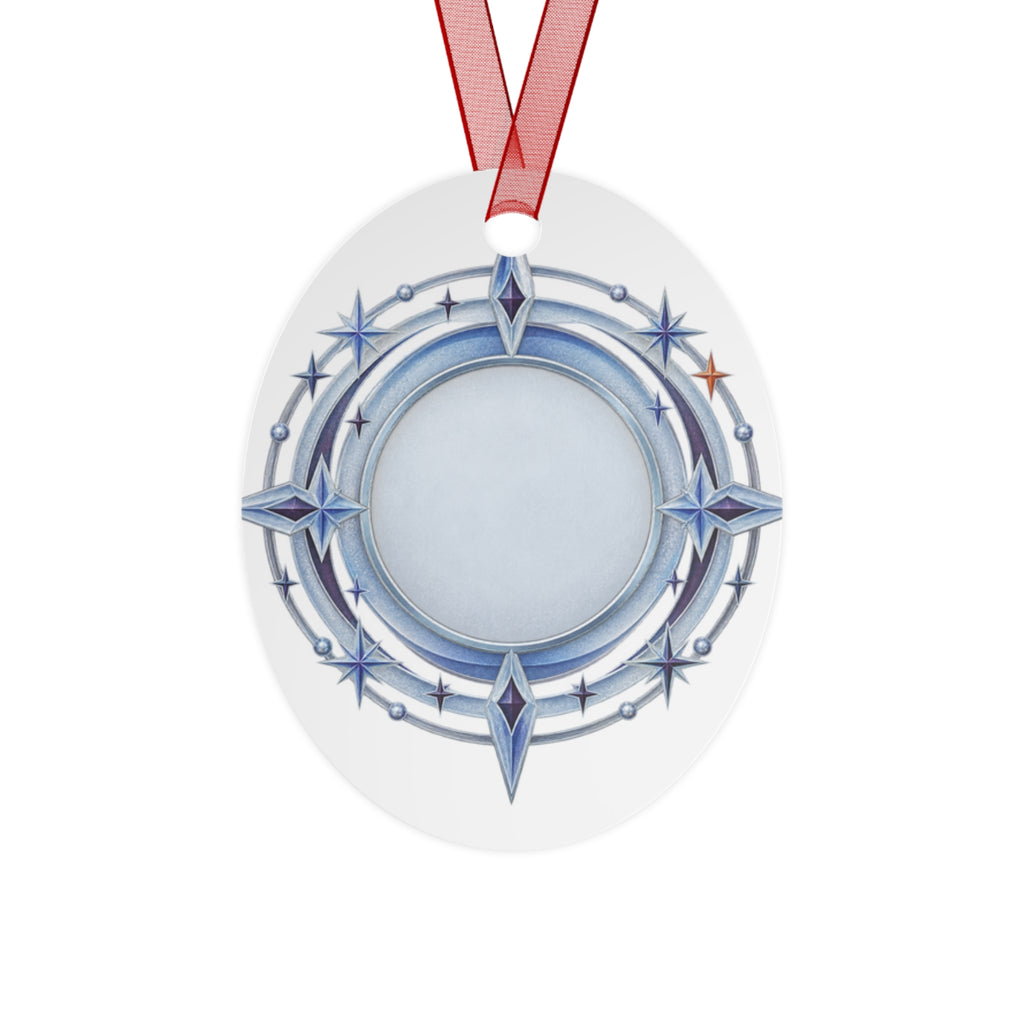 Frostglass Year Token Ornament – Original Icy Celestial Holiday Keepsake