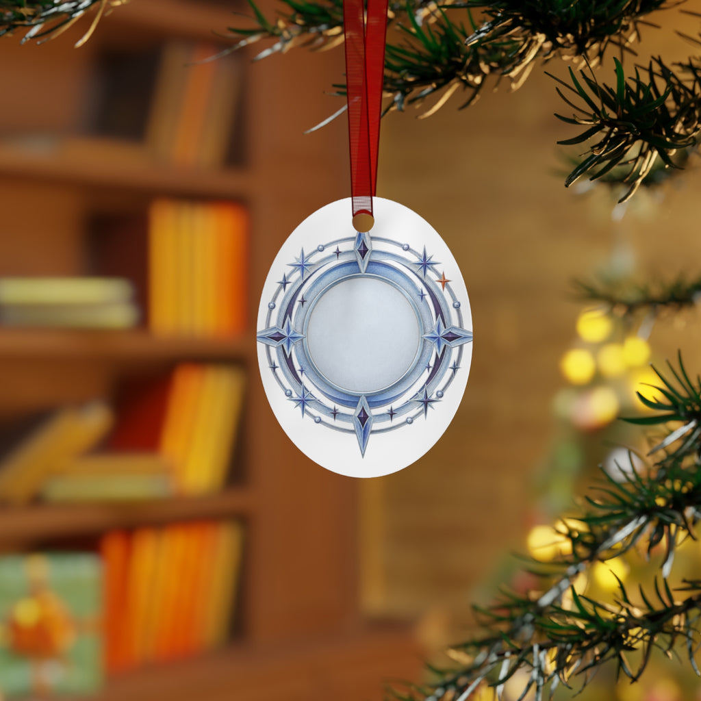 Frostglass Year Token Ornament – Original Icy Celestial Holiday Keepsake