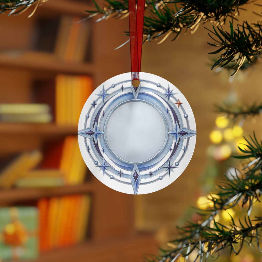 Frostglass Year Token Ornament – Original Icy Celestial Holiday Keepsake