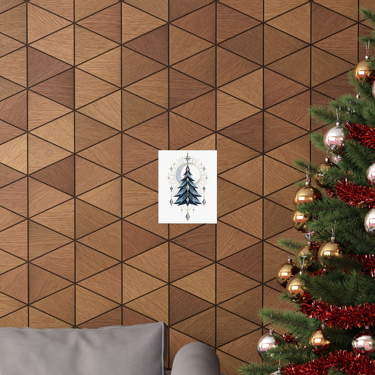 Glacier Solstice Winter Wall Art – Original Neo-Deco Poster
