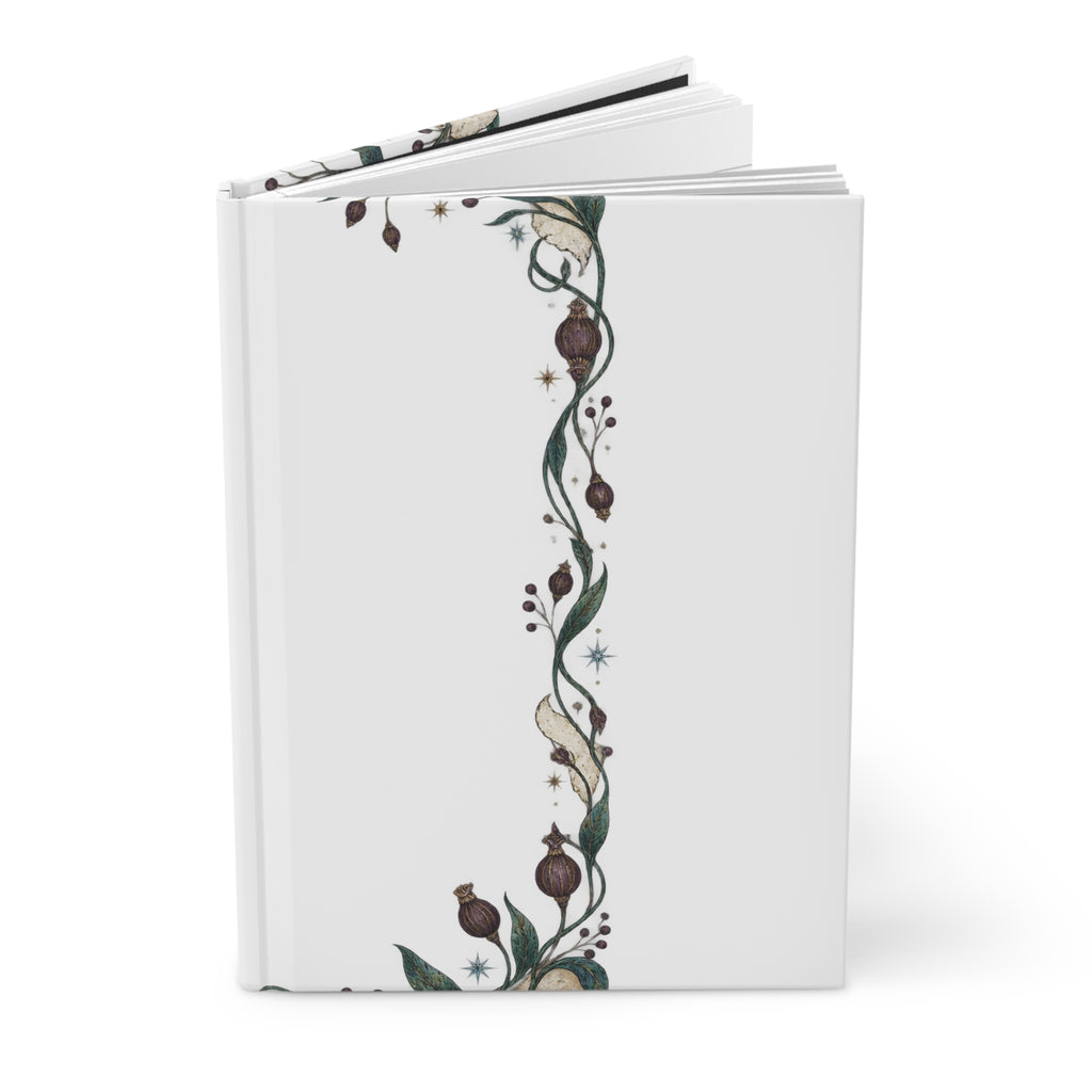 Longhand Winter Garden Hardcover Journal – Original Botanical Notebook