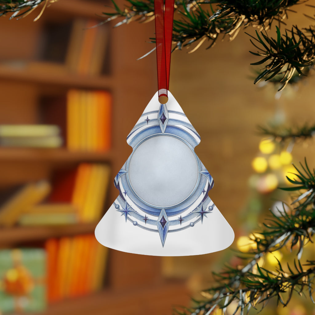 Frostglass Year Token Ornament – Original Icy Celestial Holiday Keepsake