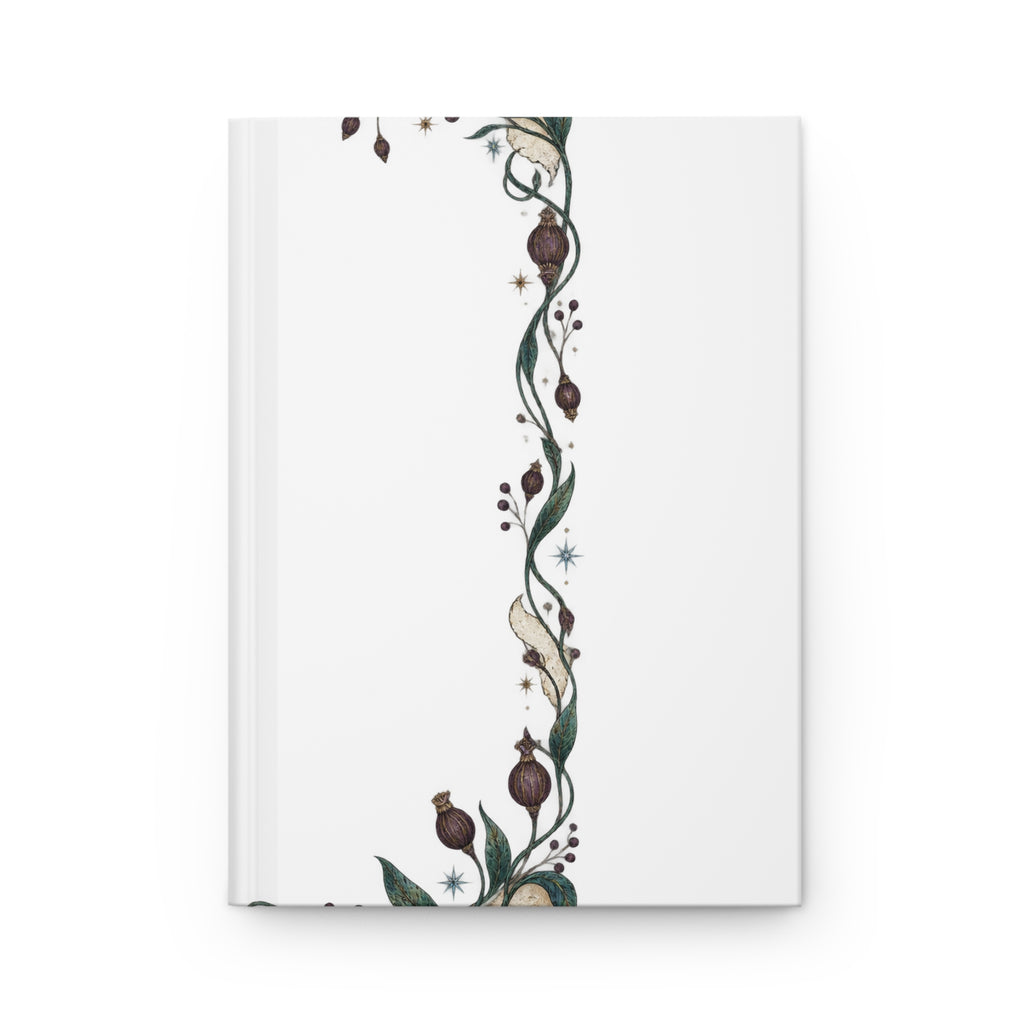 Longhand Winter Garden Hardcover Journal – Original Botanical Notebook