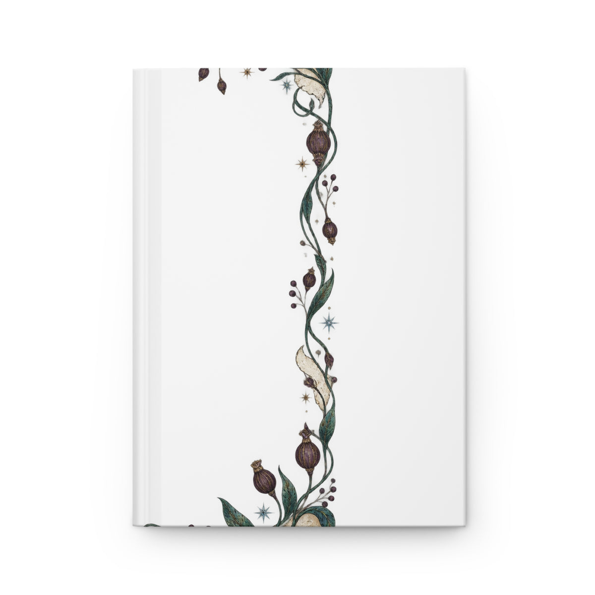 Longhand Winter Garden Hardcover Journal – Original Botanical Notebook