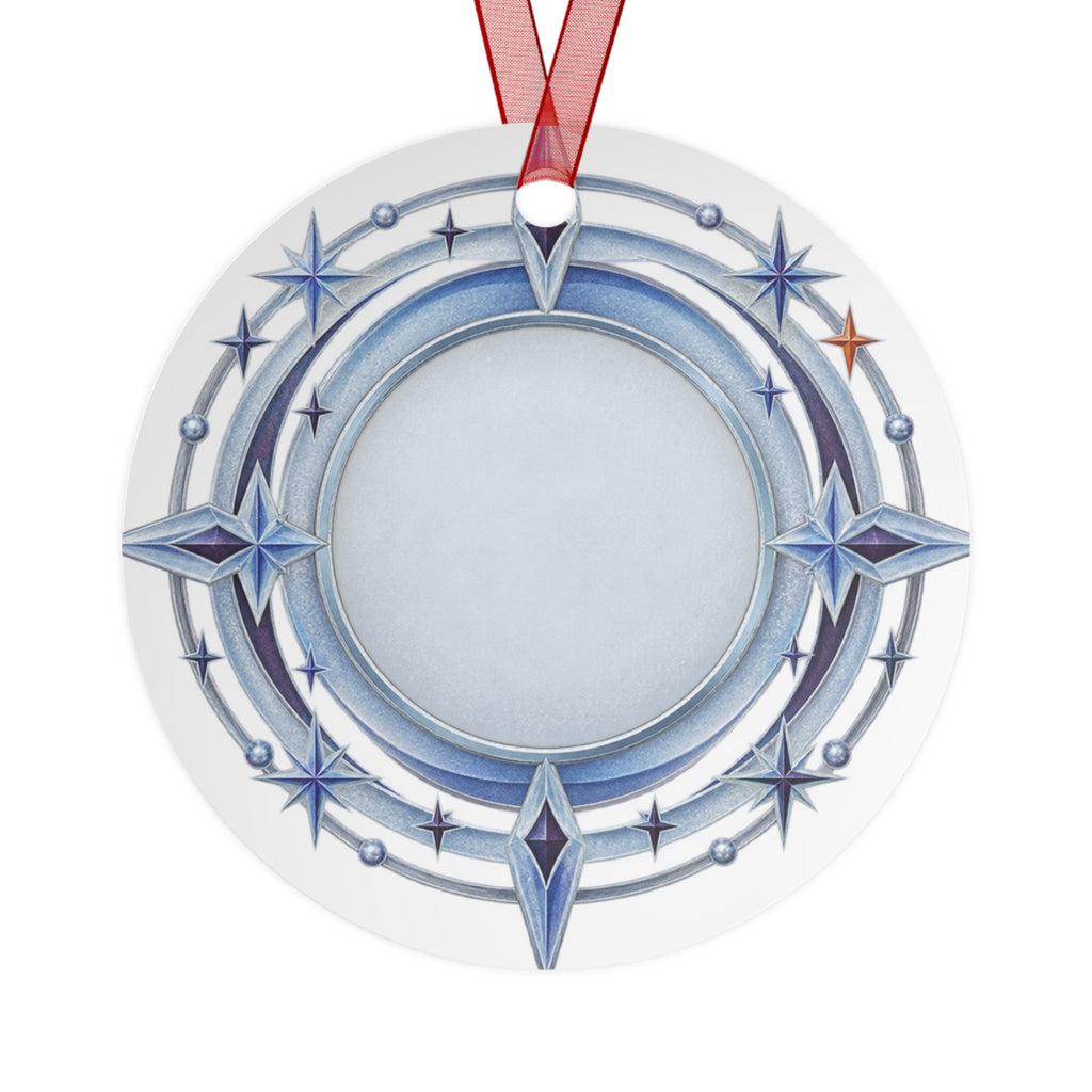 Frostglass Year Token Ornament – Original Icy Celestial Holiday Keepsake