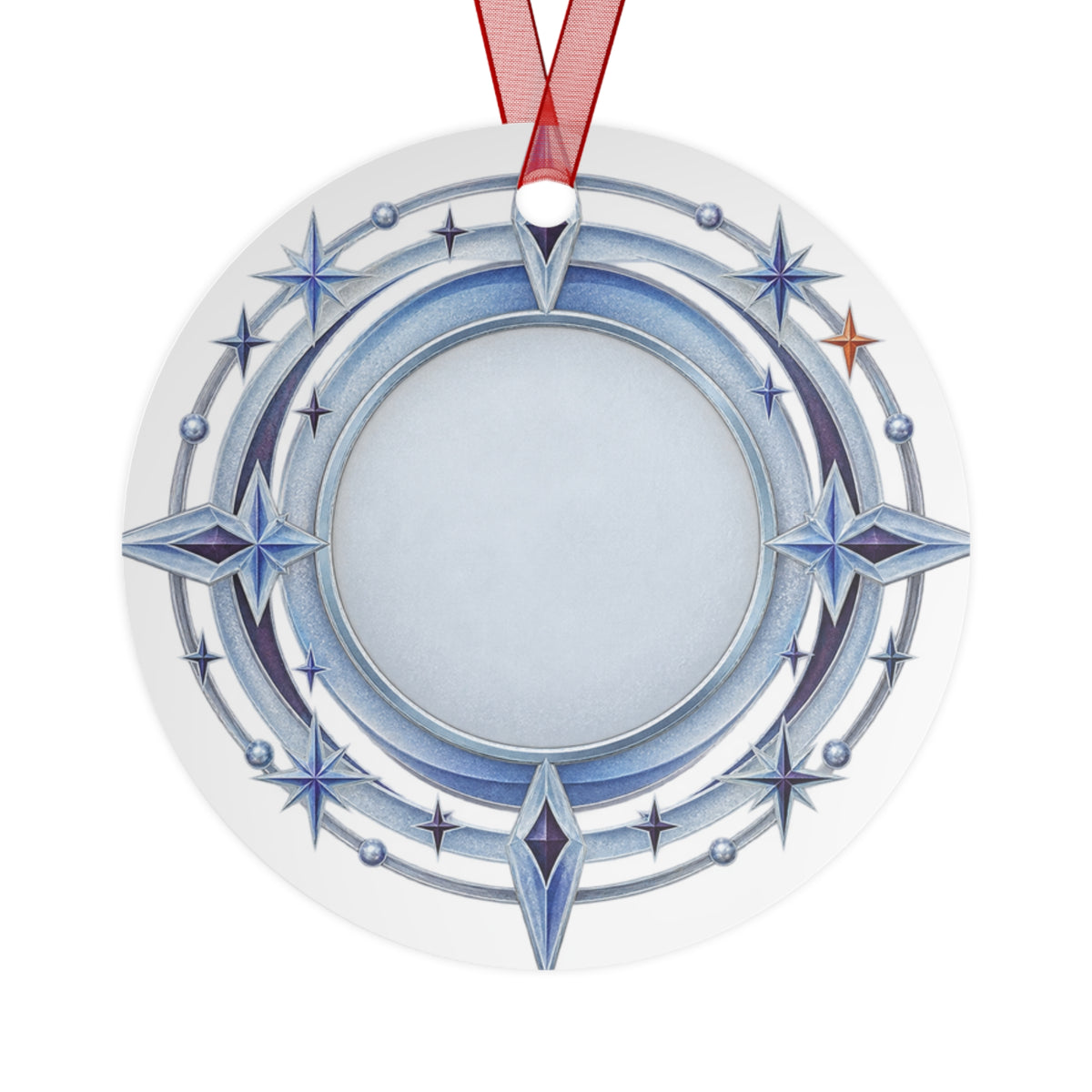 Frostglass Year Token Ornament – Original Icy Celestial Holiday Keepsake