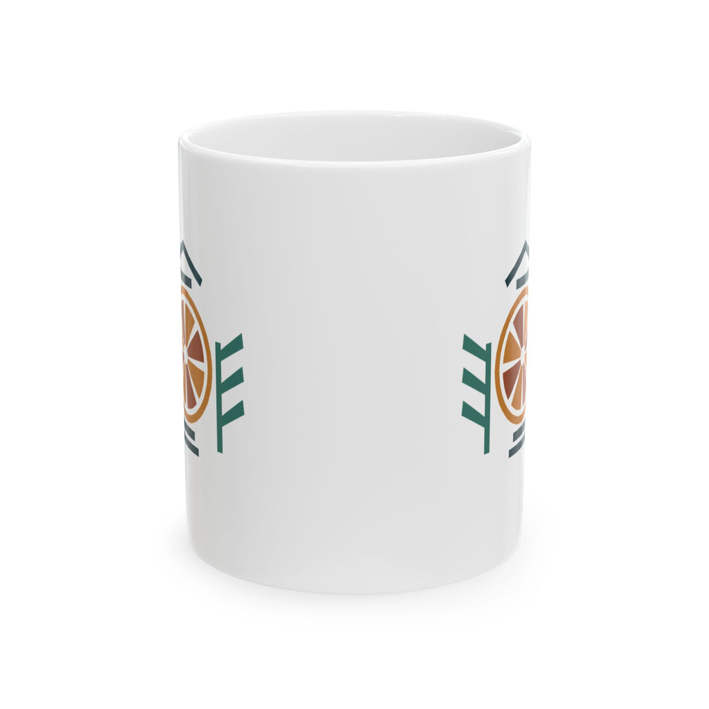 Citrus Lantern Holiday Mug – Original Warm Gift Design, 11oz