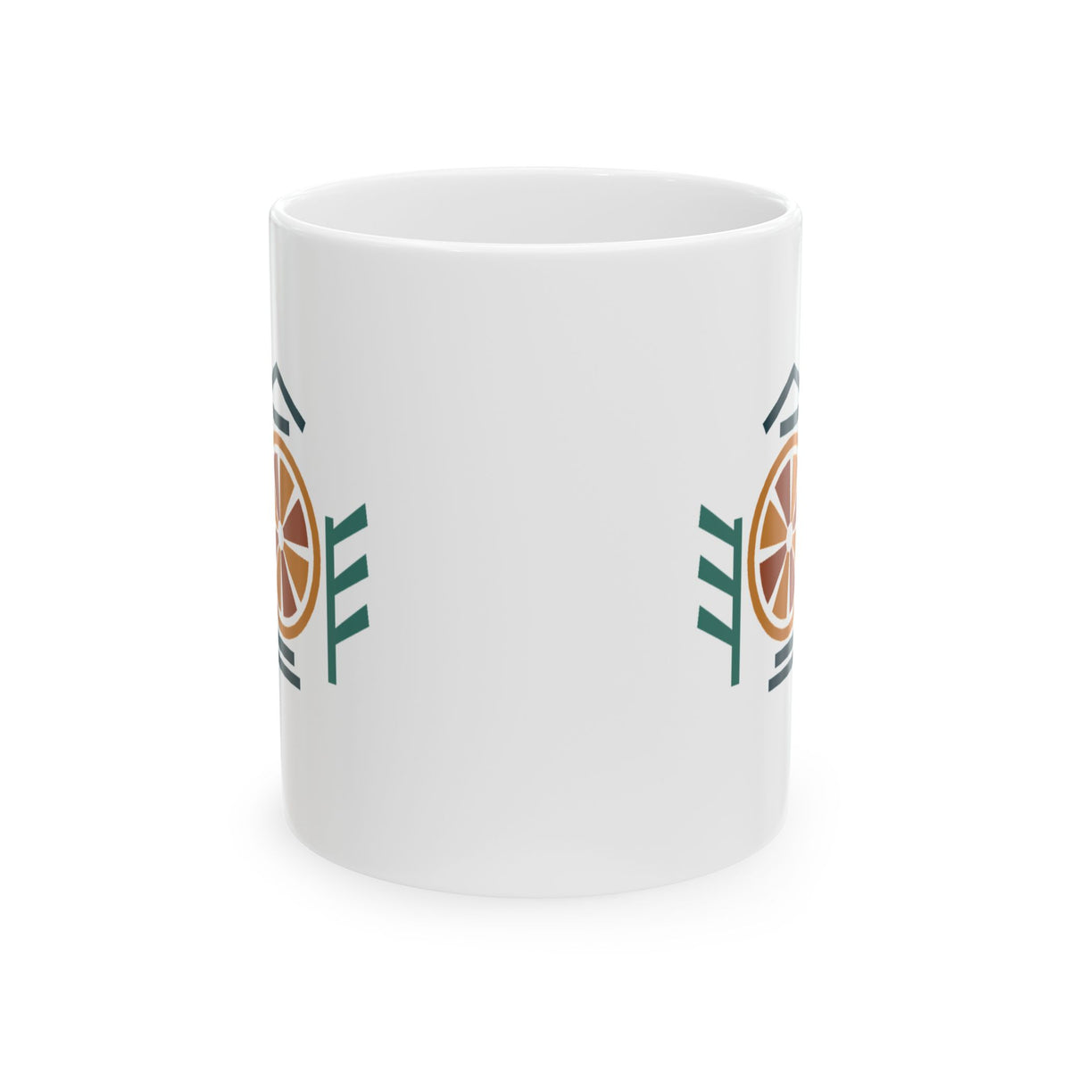 Citrus Lantern Holiday Mug – Original Warm Gift Design, 11oz