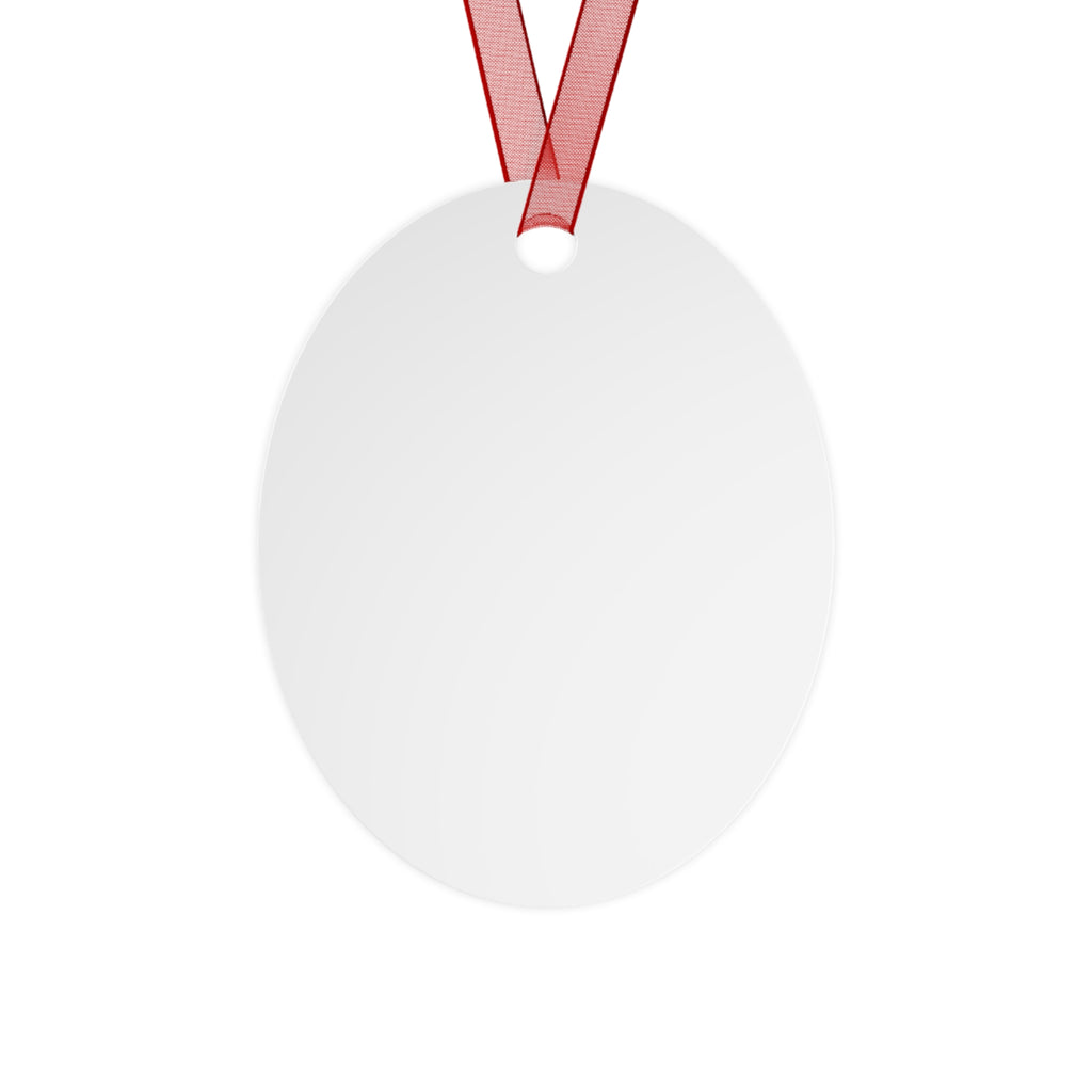 Glacier Solstice Metal Ornament – Original Neo-Deco Holiday Gift