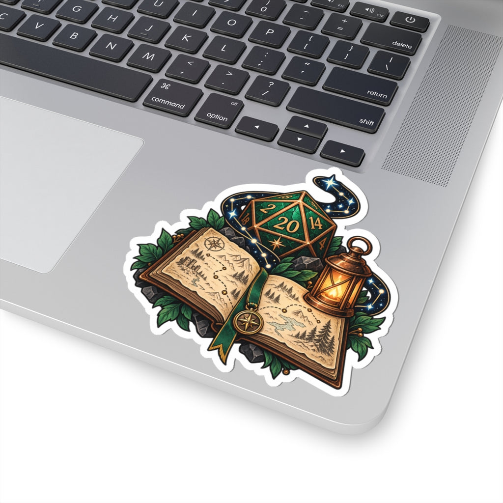 Quest Path Fantasy Sticker – Original Tabletop Adventure Design