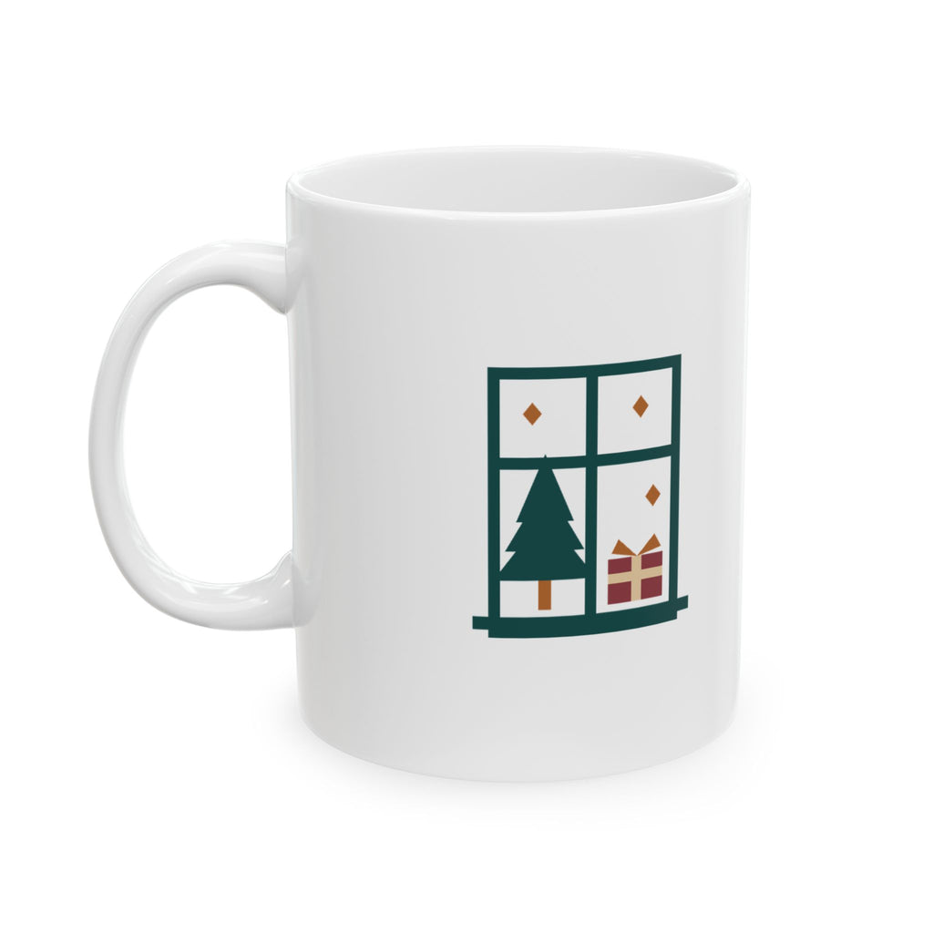 Winter Window Holiday Mug – Original Gift Design, 11oz
