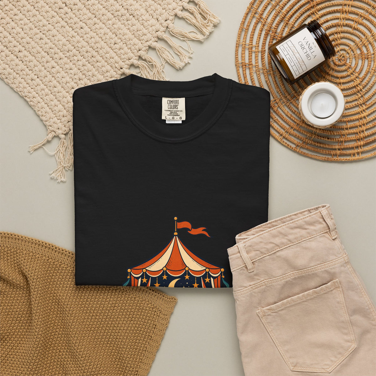 Midnight Carnival Halloween Shirt – Original Pumpkin Graphic Tee