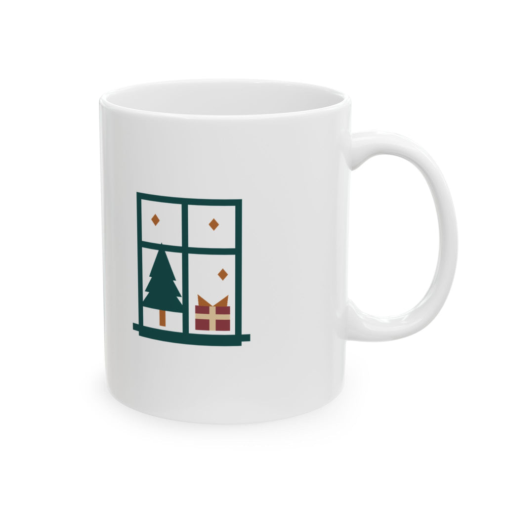 Winter Window Holiday Mug – Original Gift Design, 11oz