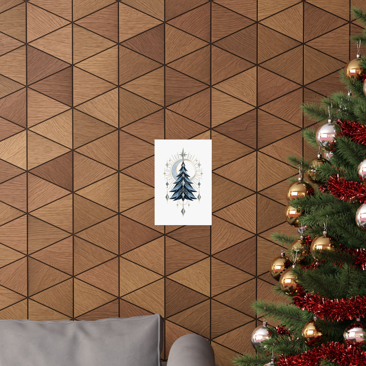Glacier Solstice Winter Wall Art – Original Neo-Deco Poster