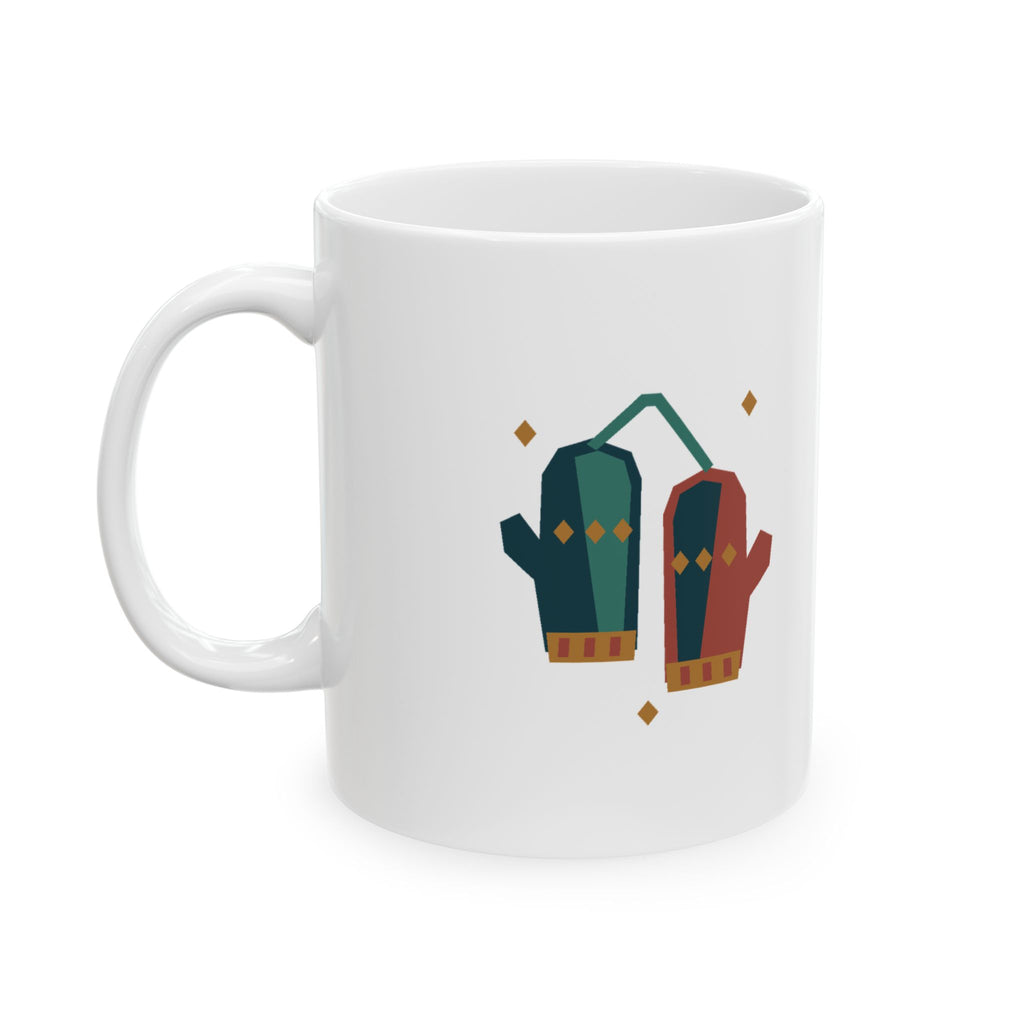 Solstice Knit Holiday Mug – Original Cozy Gift Design, 11oz